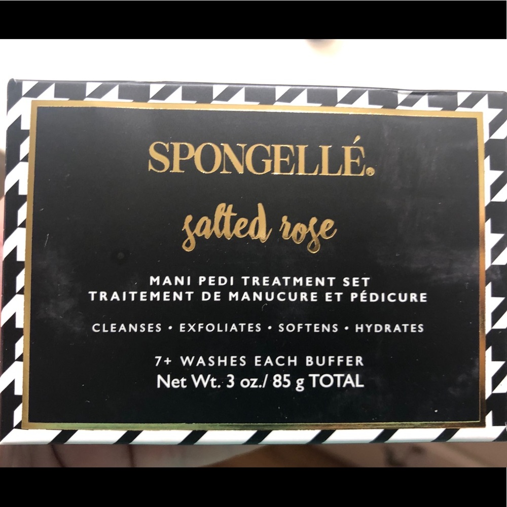 Spongelle Salted Rose Mani Pedi kit